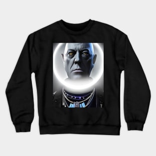 Cyber Punk Aleister Crowley The Great Beast of Thelema Crewneck Sweatshirt